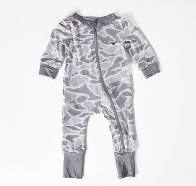 Burlebo Baby Zip Up White Camo