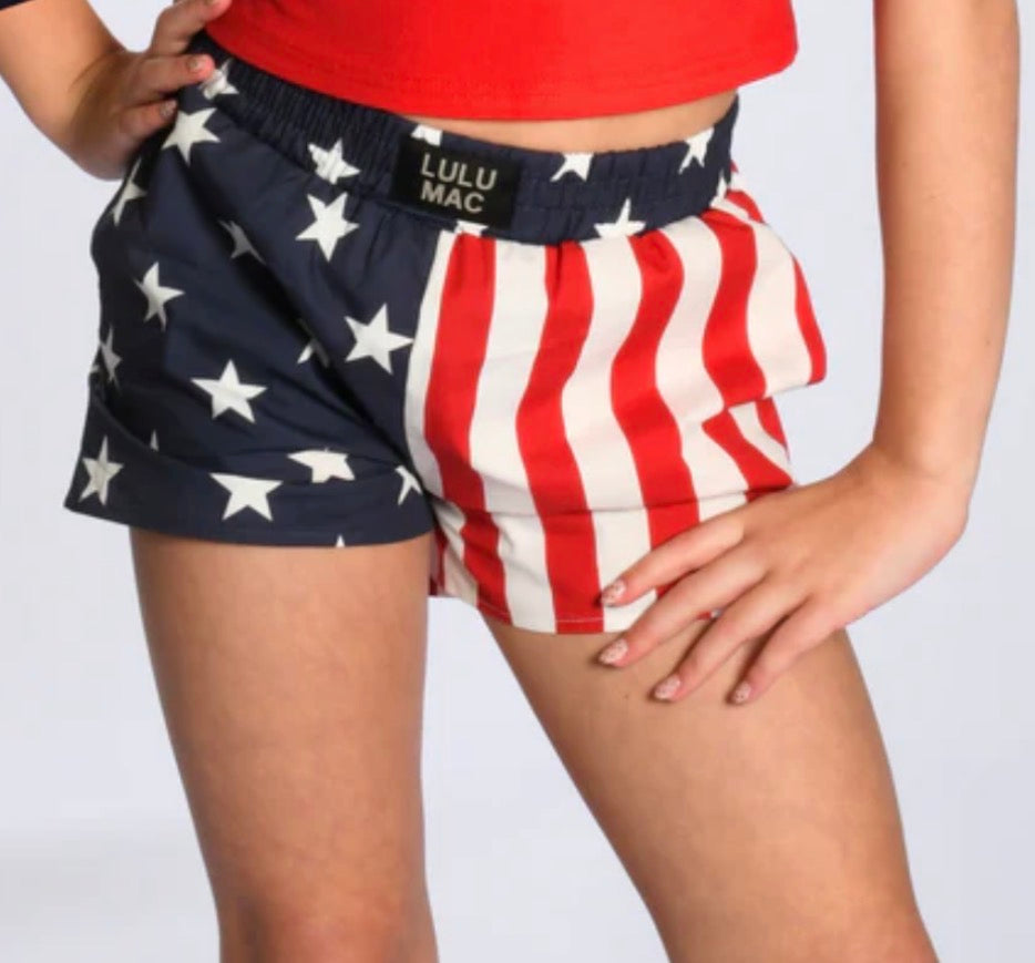LuLu Mac Kids Shorts RWB