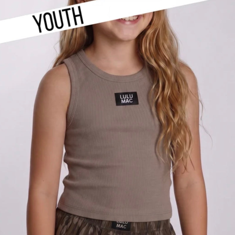 LuLu Mac Kids Tank Taupe