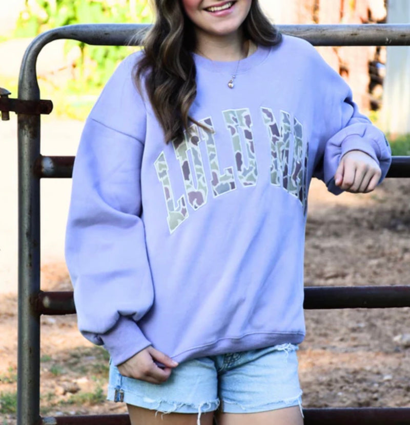 LuLu Mac Camo Sweatshirt