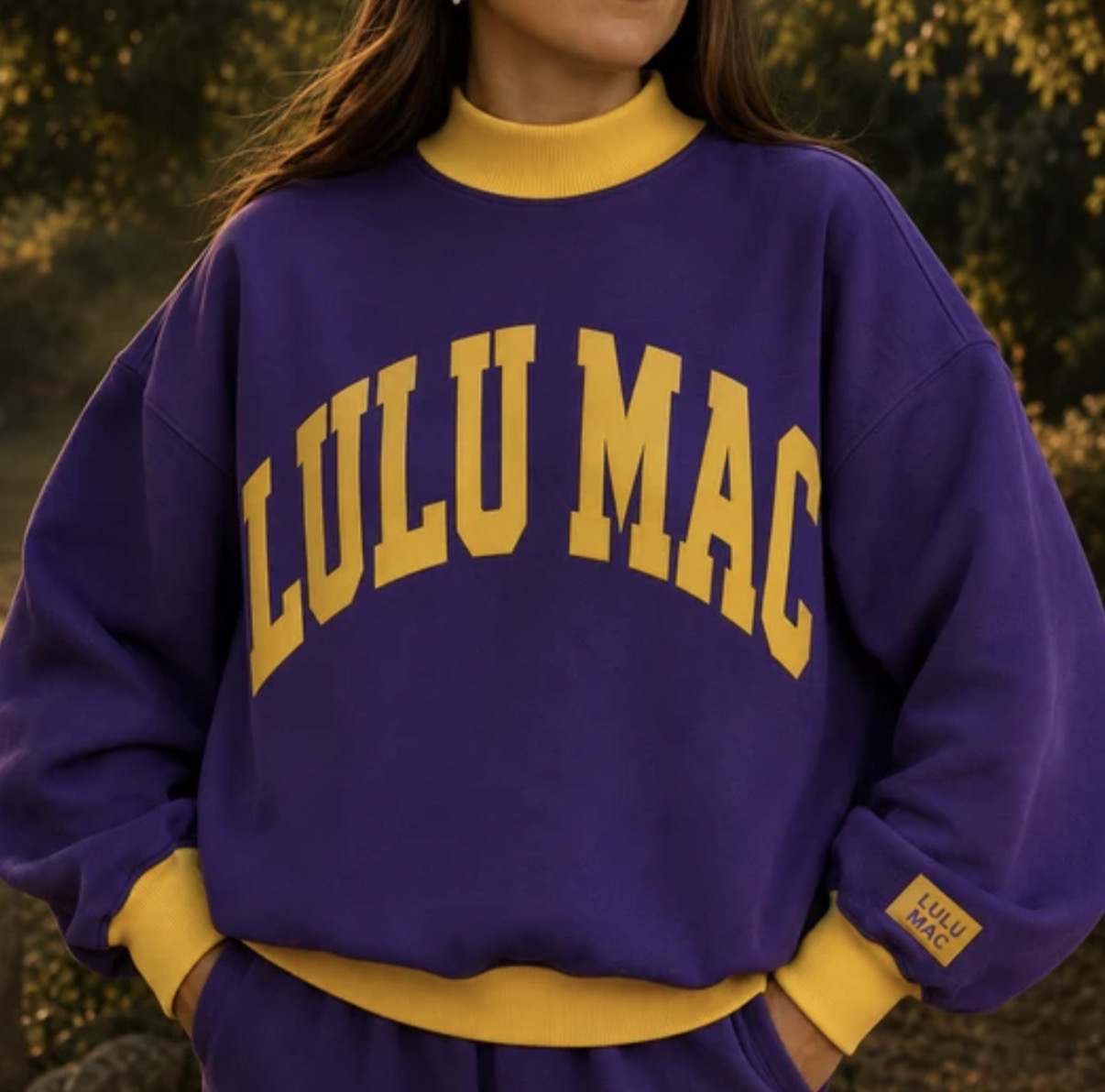 LuLu Mac Puff Mockneck