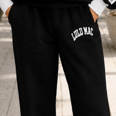 LuLu Mac Puff Pant in Black White