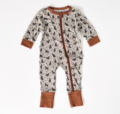 Burlebo Baby Zip Up Duck Dogs