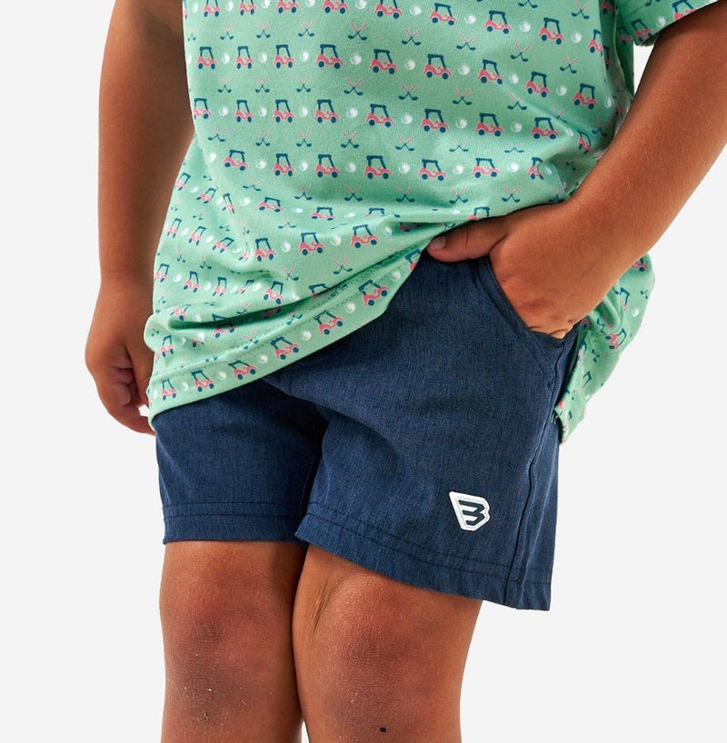 Youth Athletic Short Navy