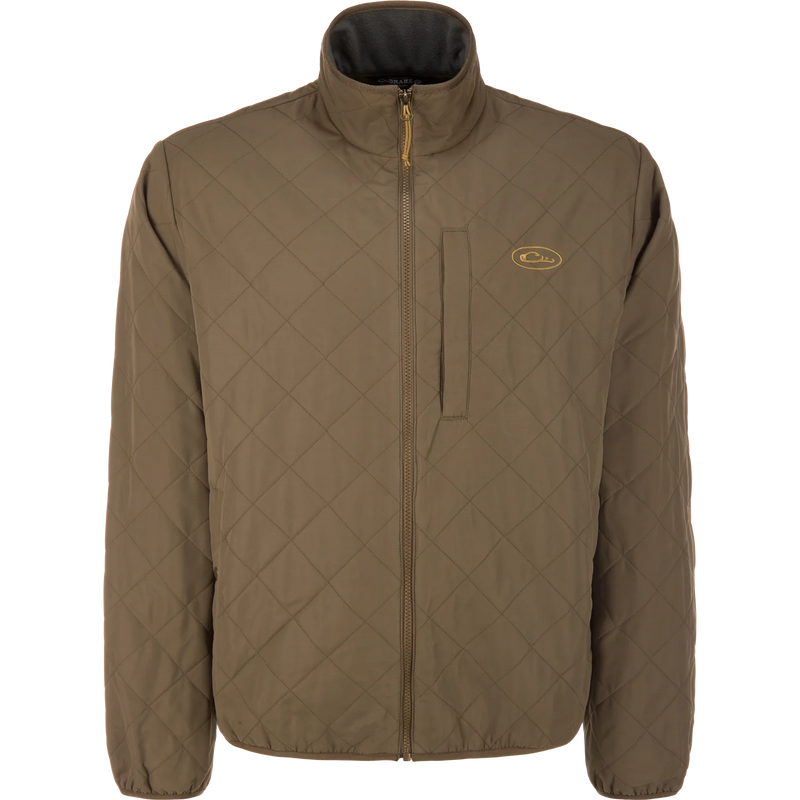 Delta Quilted Jacket Brown