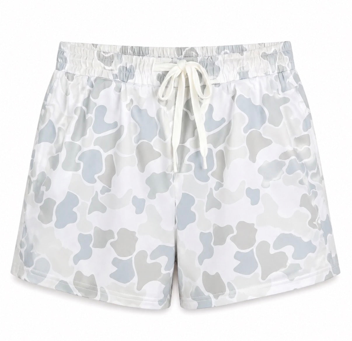 Retro White Camo Short