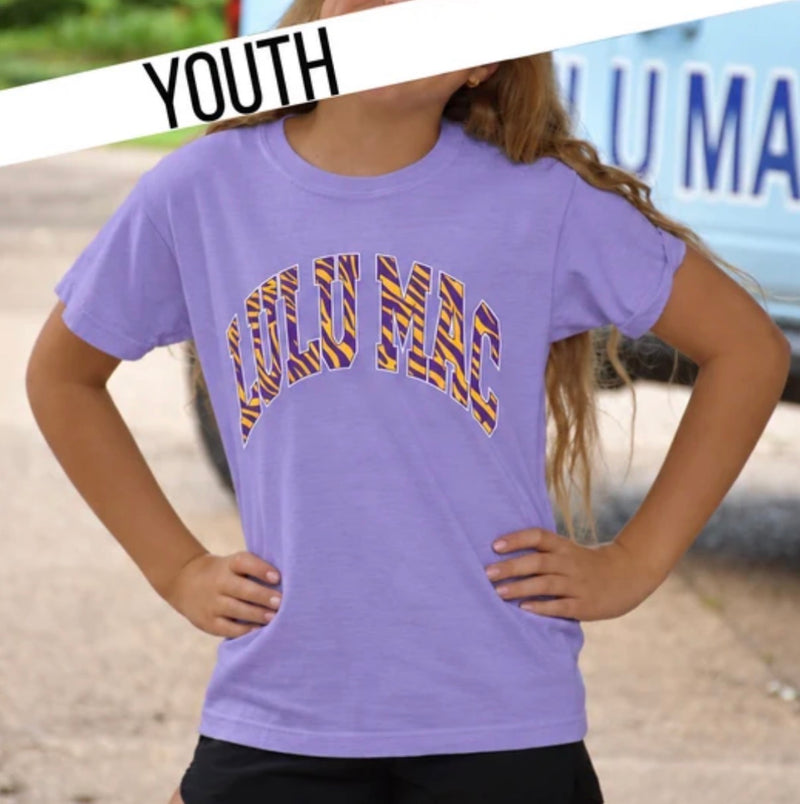 LuLu Mac Kids Tiger Stripe Tee