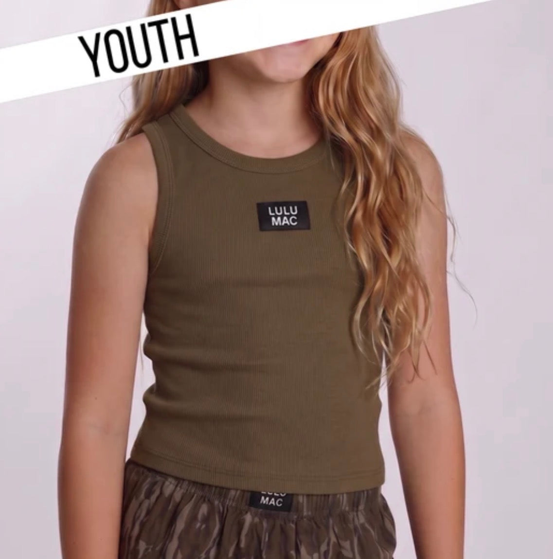 LuLu Mac Kids Tank Olive
