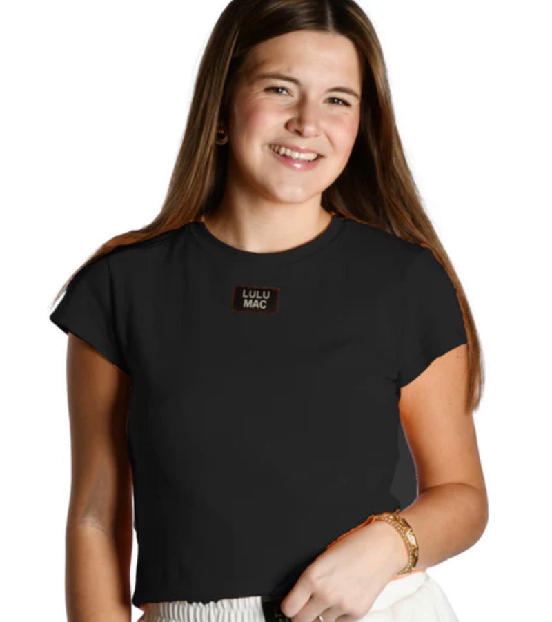 LuLu Mac Baby Doll Shirt Black