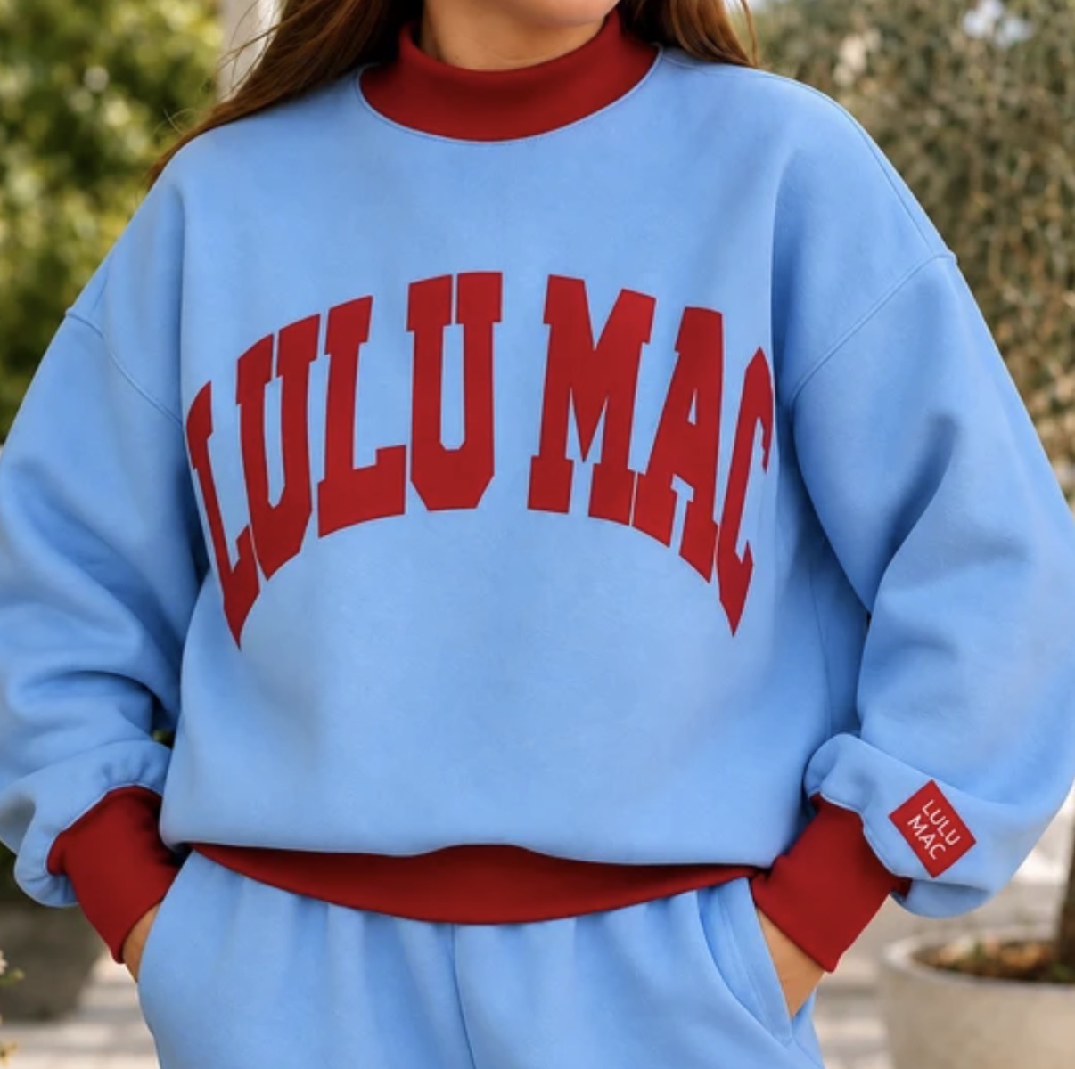 LuLu Mac Puff Mockneck