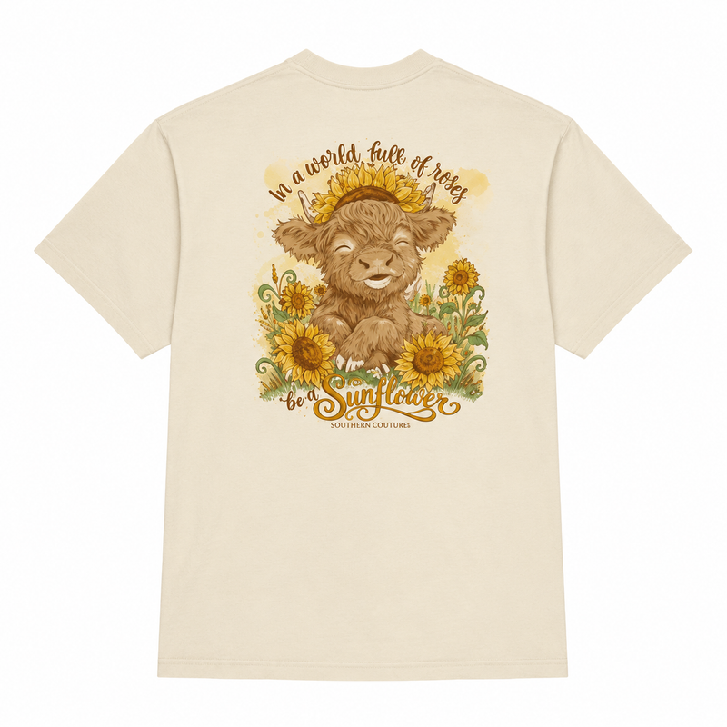 Be A Sunflower Cow