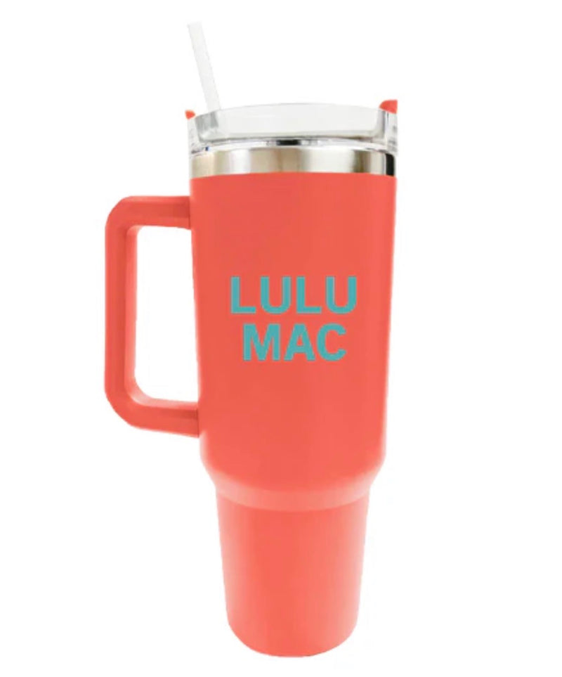 LuLu Mac Tumbler Coral
