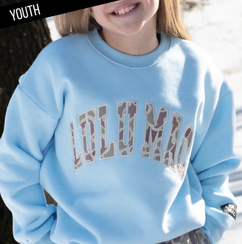 LuLu Mac Kids Camo Sweatshirt Camo