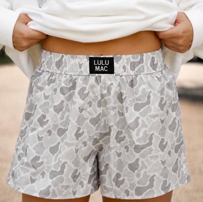 LuLu Mac White Camo Boxer