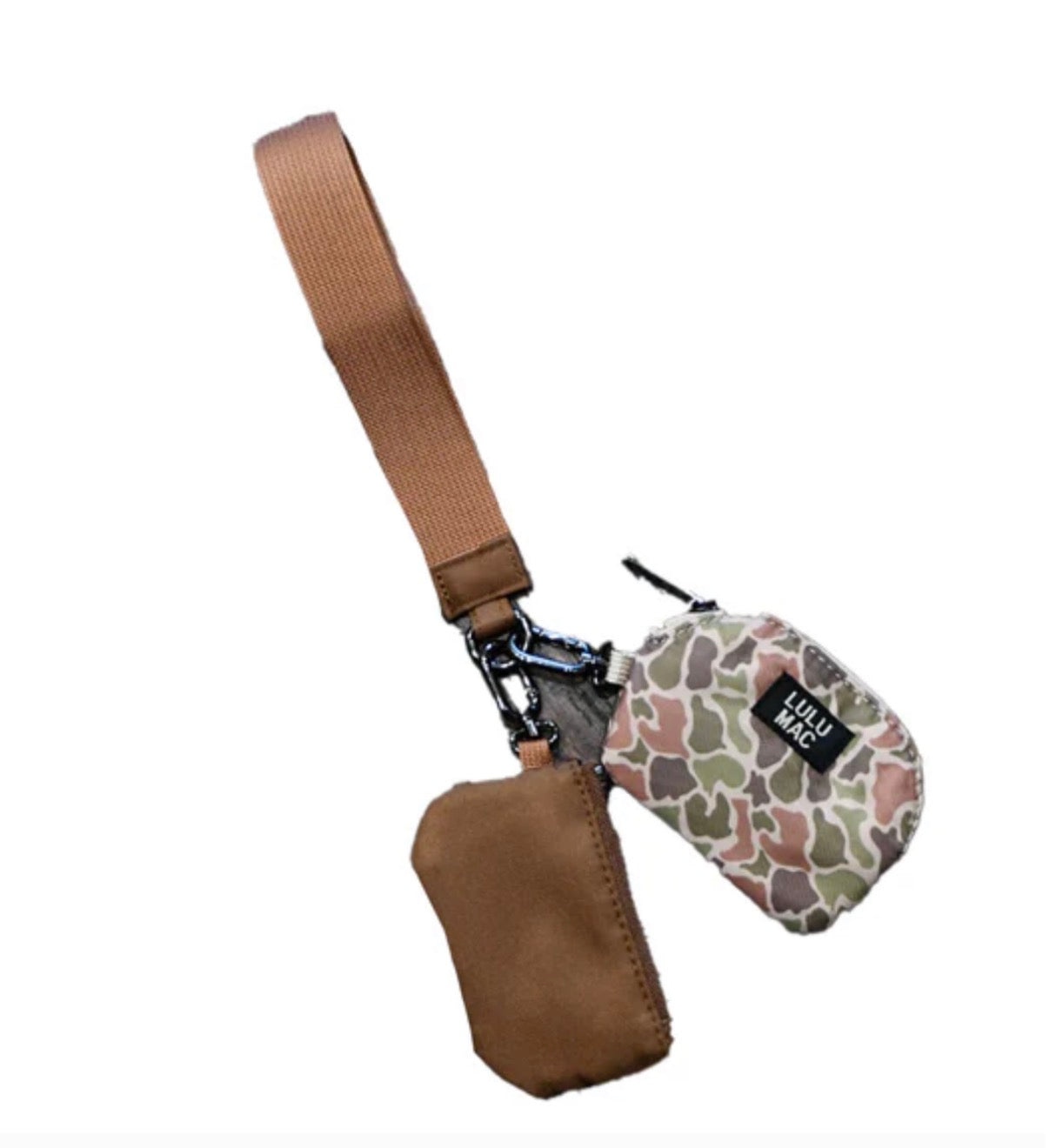 LuLu Mac Wristlet Brown