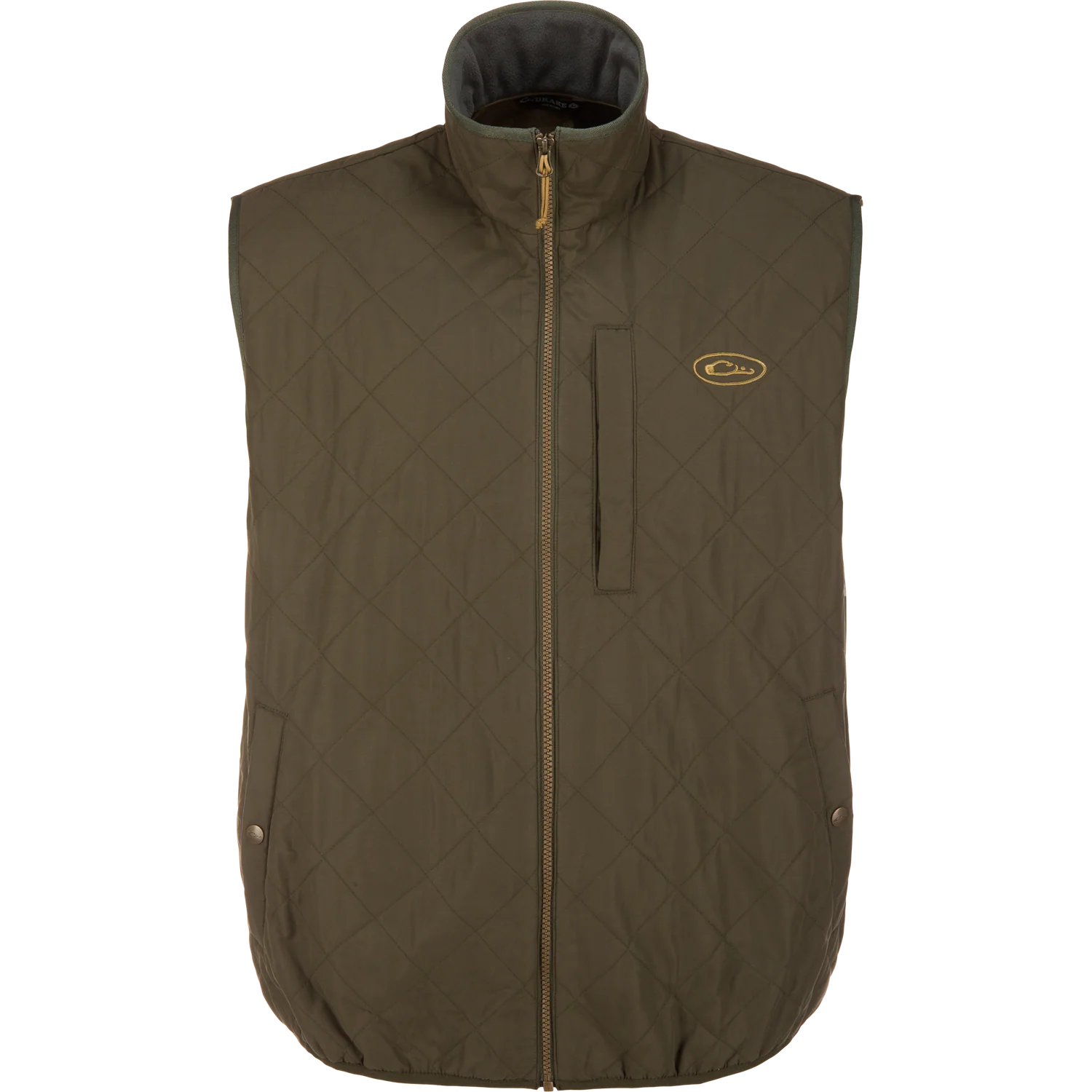 Delta Quilted Vest Olive