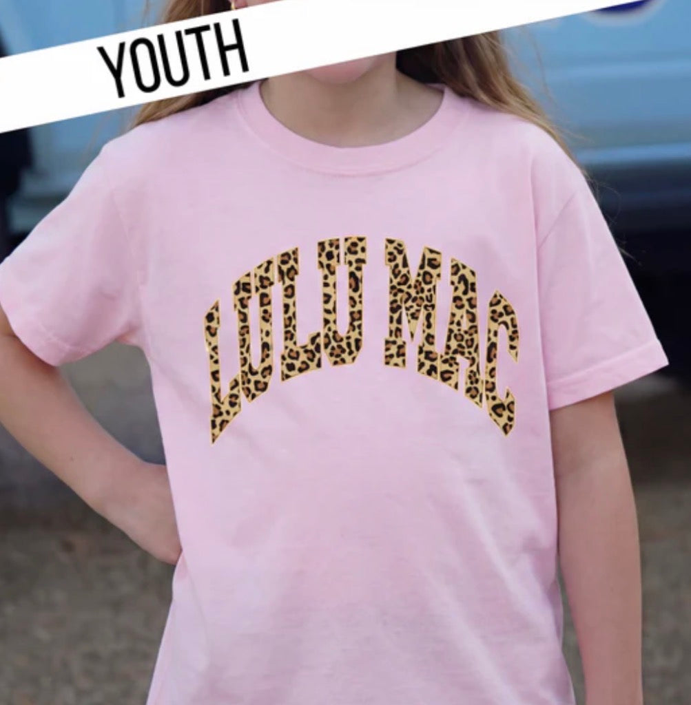 LuLu Mac Kids Leopard Tee