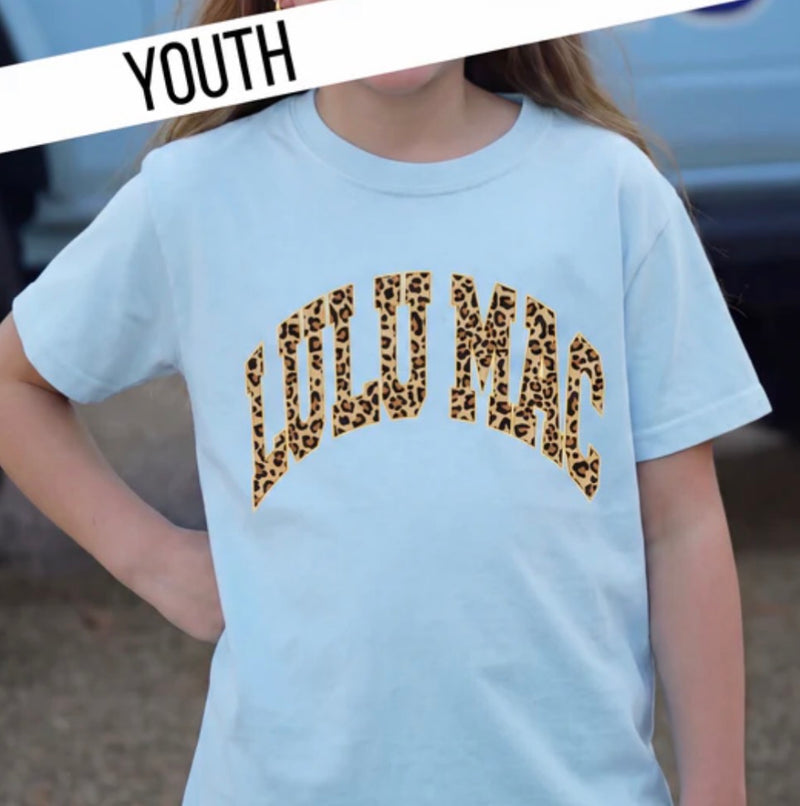 LuLu Mac Kids Leopard Tee