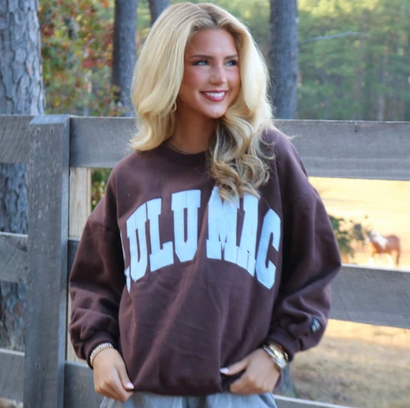 LuLu Mac Sweatshirt Brown Blue