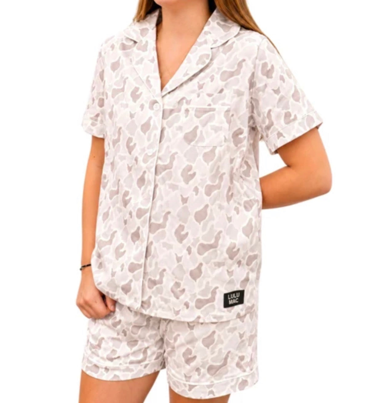 LuLu Mac PJ White Camo