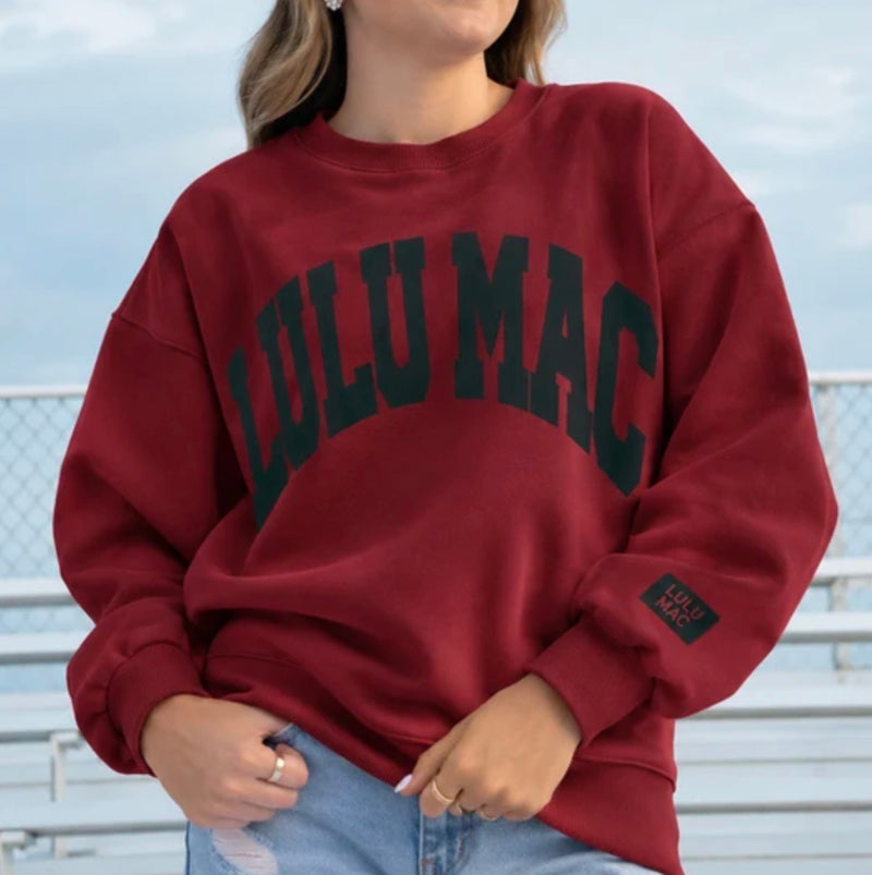 LuLu Mac Sweatshirt Cardinal