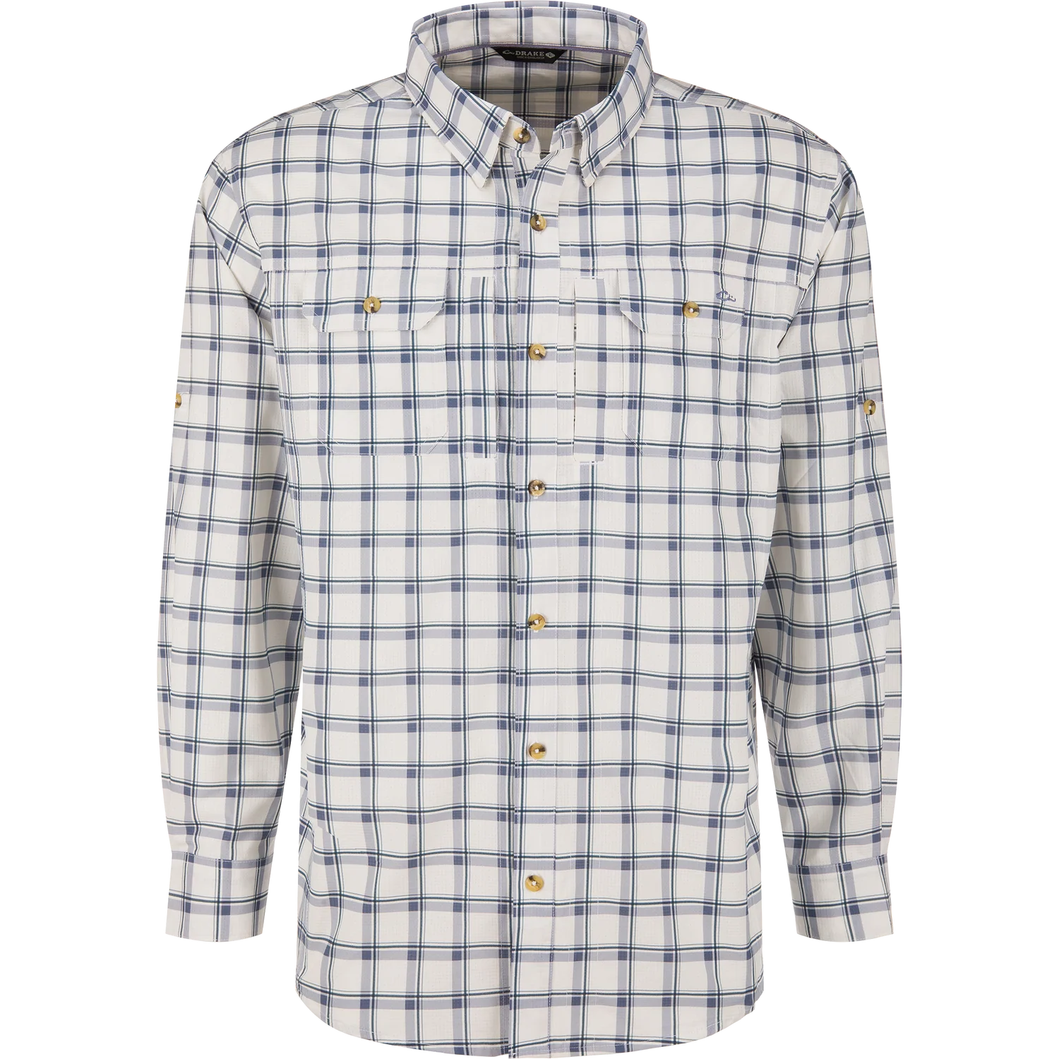 Wingshooter Plaid White Blue