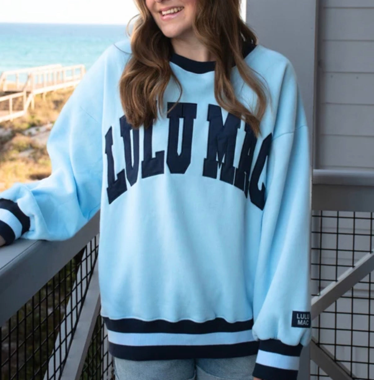 LuLu Mac Social Society Light Blue-Navy