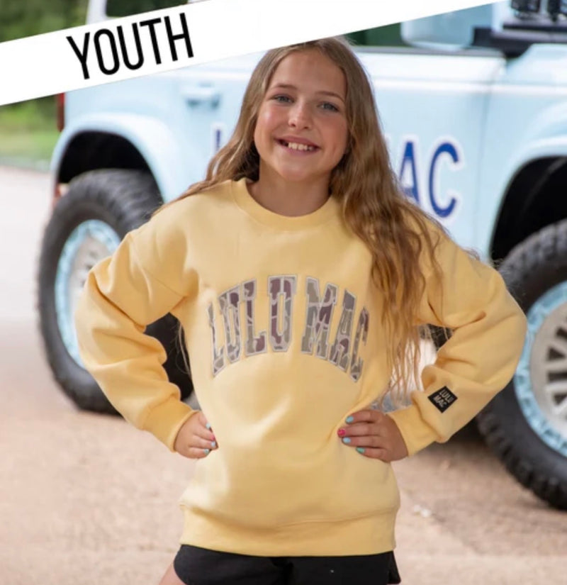 LuLu Mac Kids Camo Sweatshirt