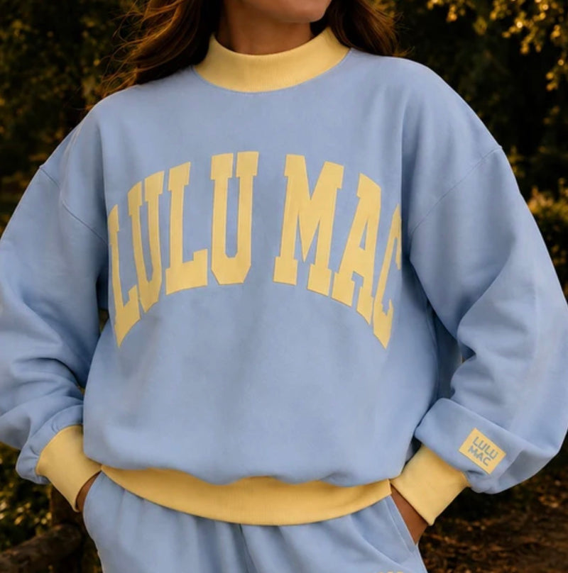LuLu Mac Puff Mockneck