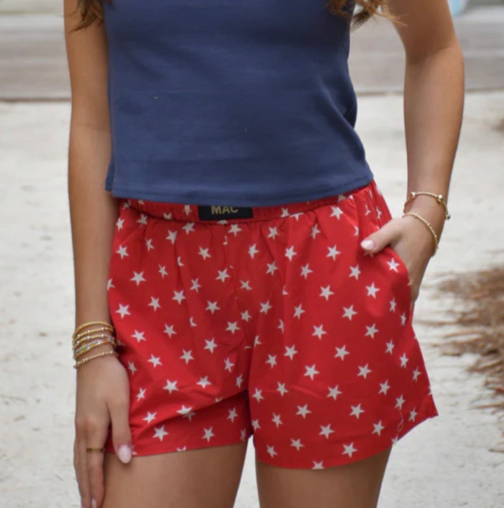 LuLu Mac Red Star Short