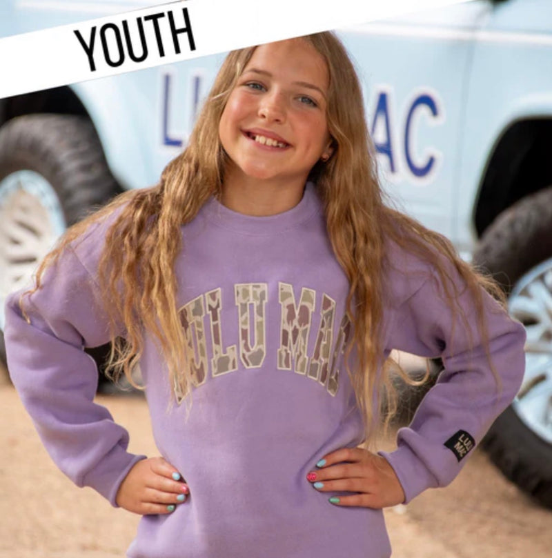 LuLu Mac Kids Camo Sweatshirt Camo