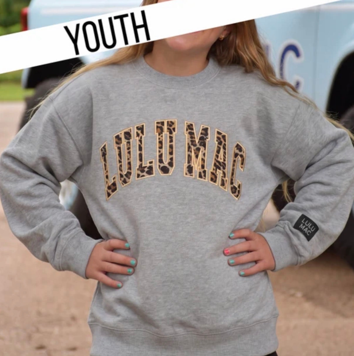 LuLu Mac Kids Leopard Sweatshirt