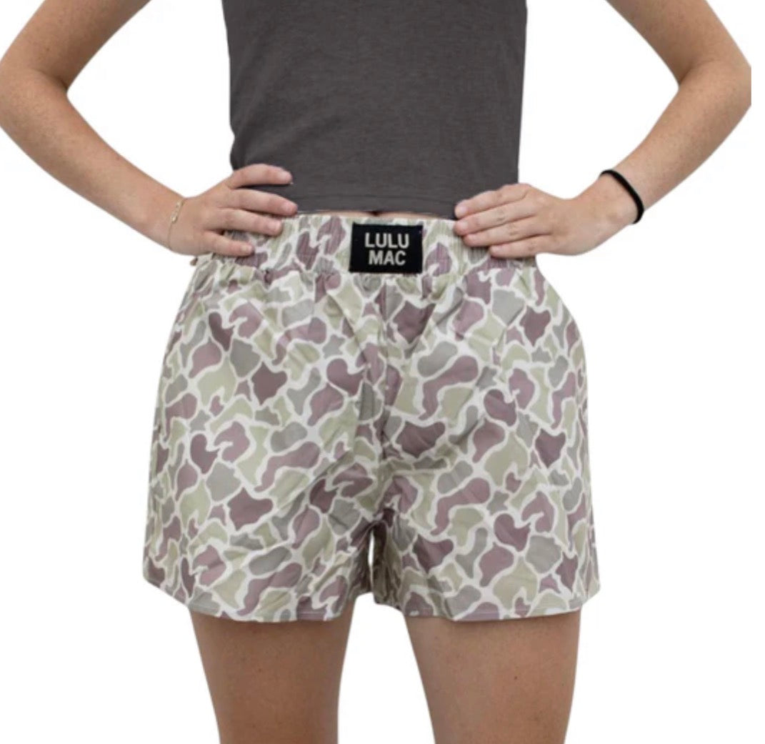 LuLu Mac Camo Lounge Short
