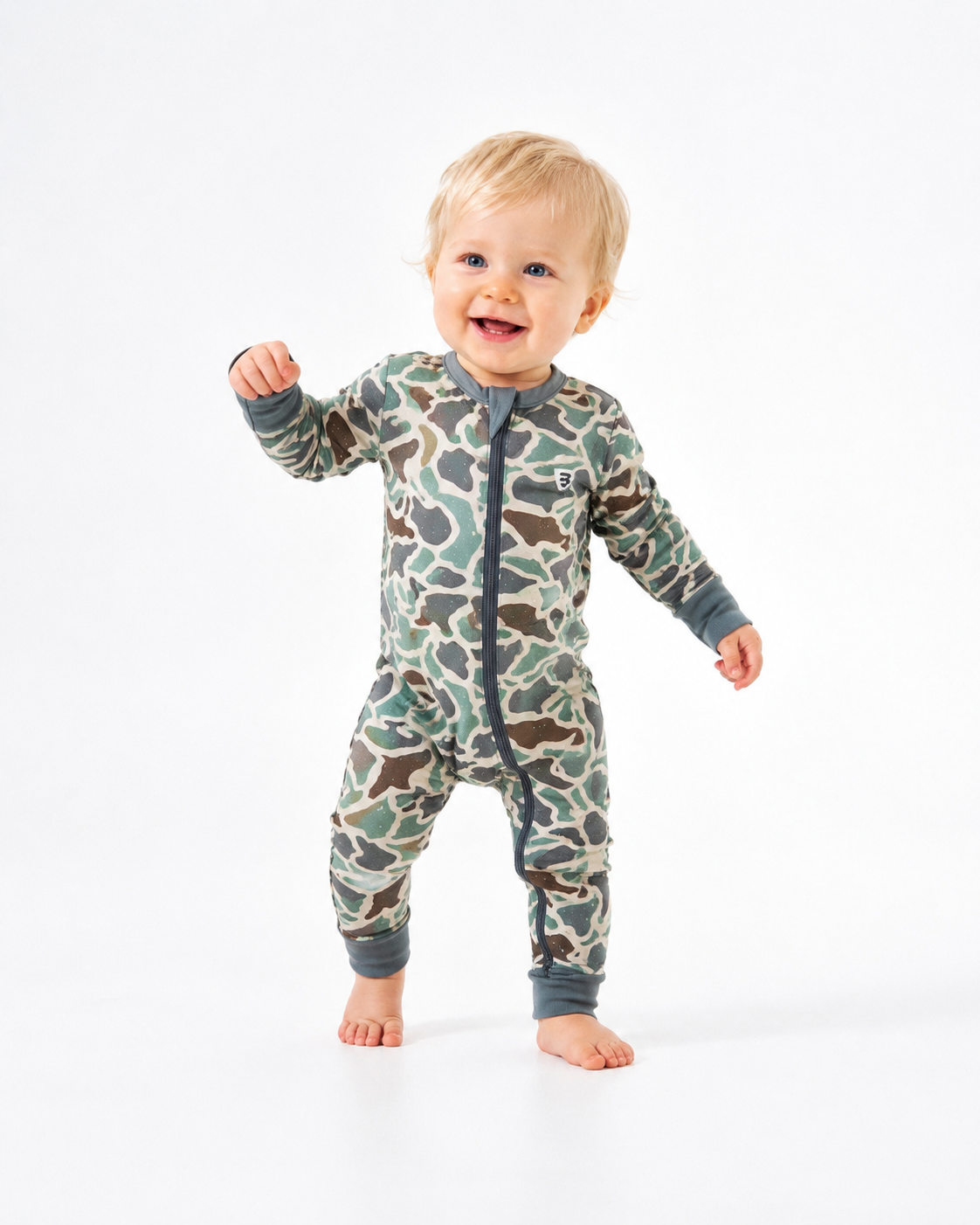 Burlebo Baby Zip Up Retro