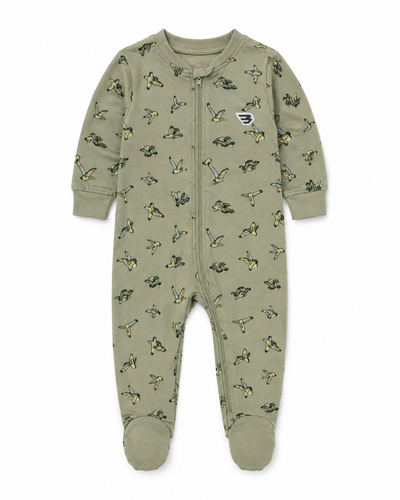 Burlebo Baby Zip Up Flying Ducks