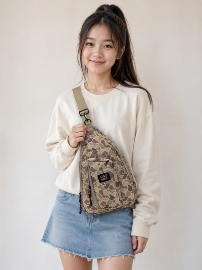 LuLu Mac Camo Puffer Sling