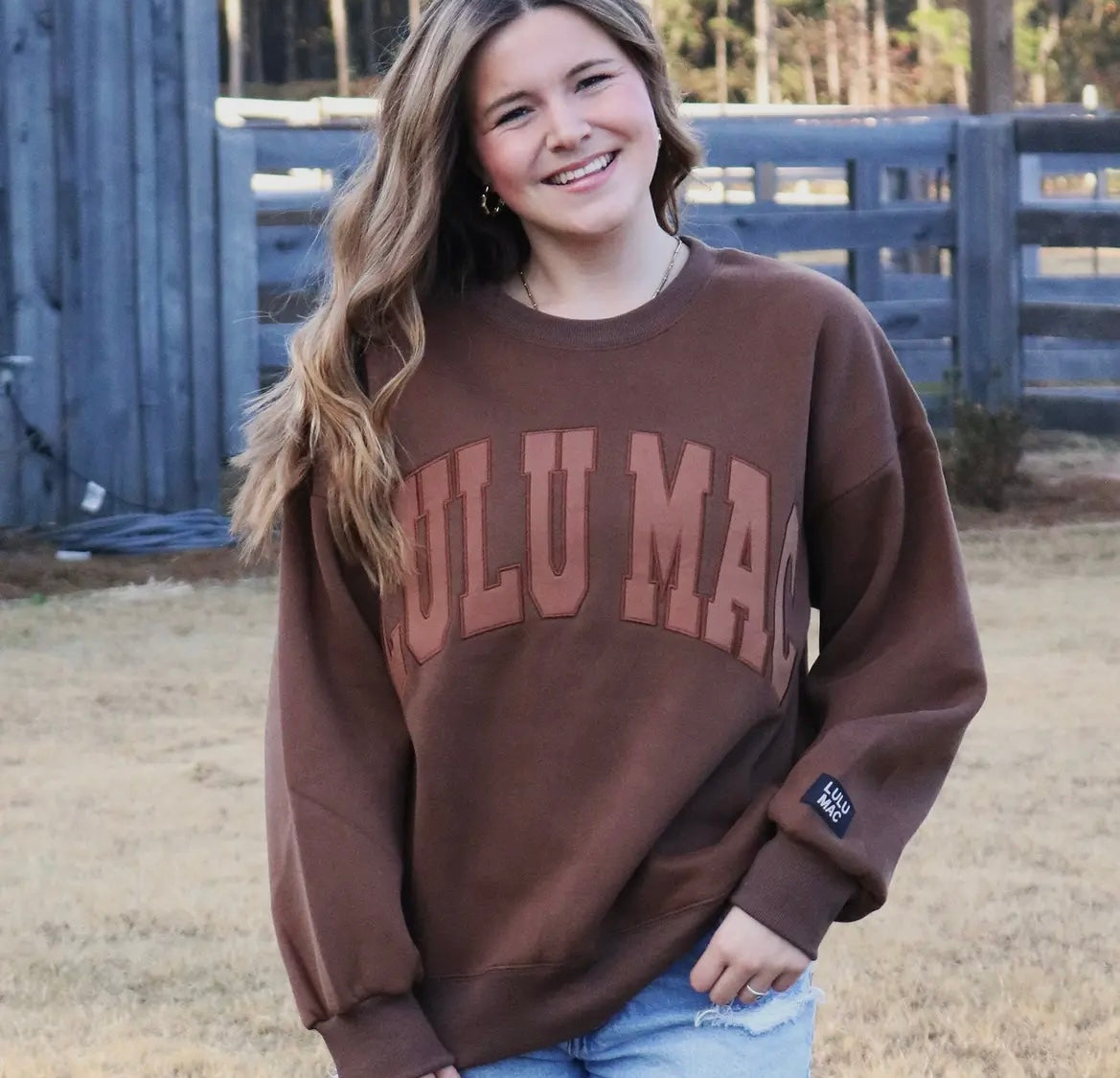 LuLu Mac Mono Sweatshirt Brown