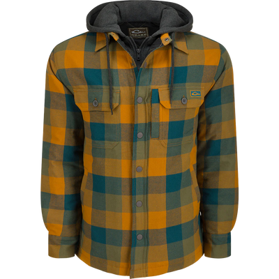 Campfire Flannel Hoodie