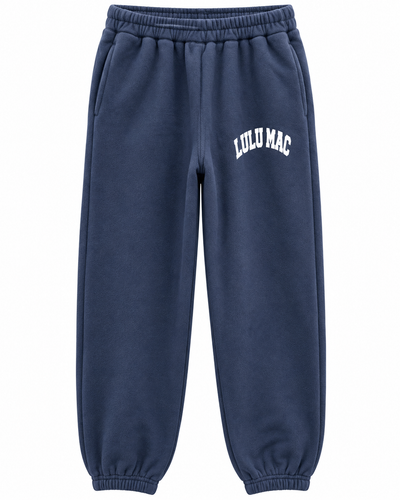 LuLu Mac Puff Pant in Navy LtBlue