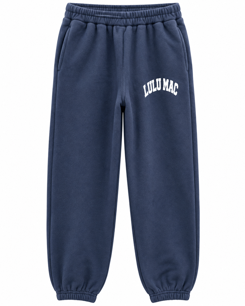 LuLu Mac Puff Pant in Navy LtBlue